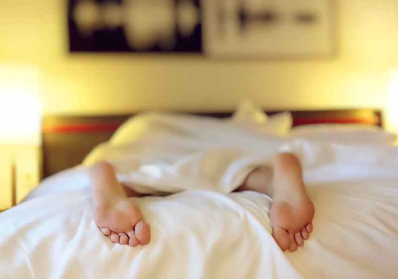 alone bed bedroom blur