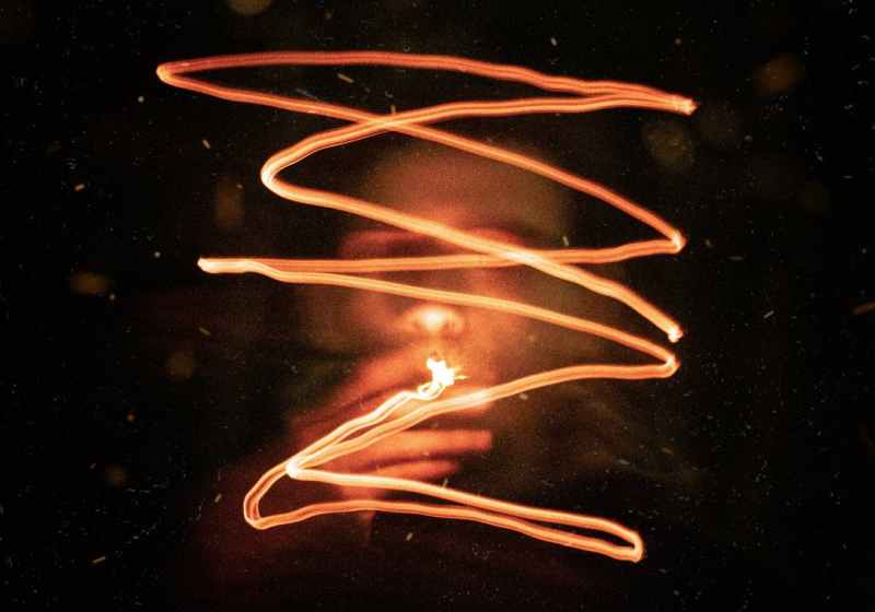 close up photo of ray of lights