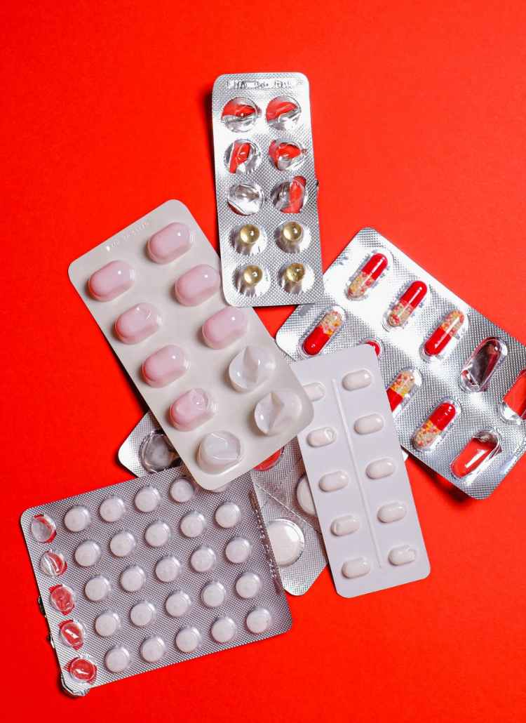medicines in a blister pack