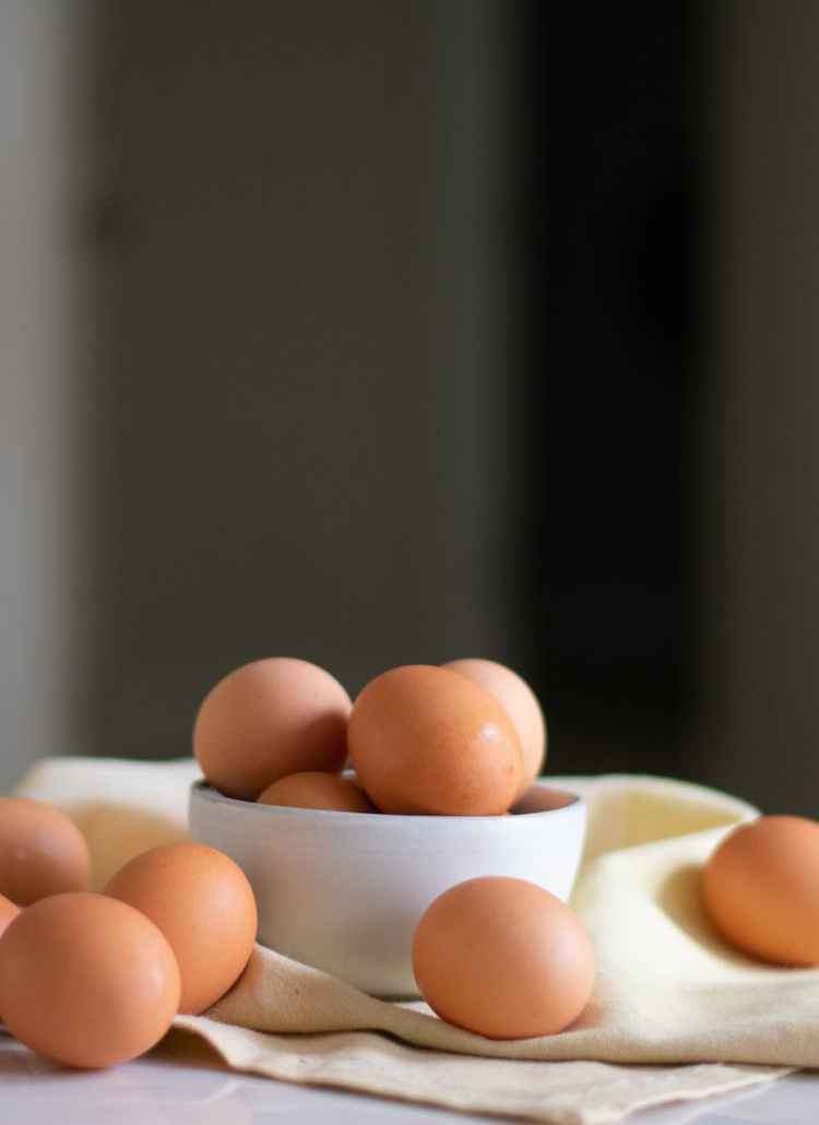 brown eggs