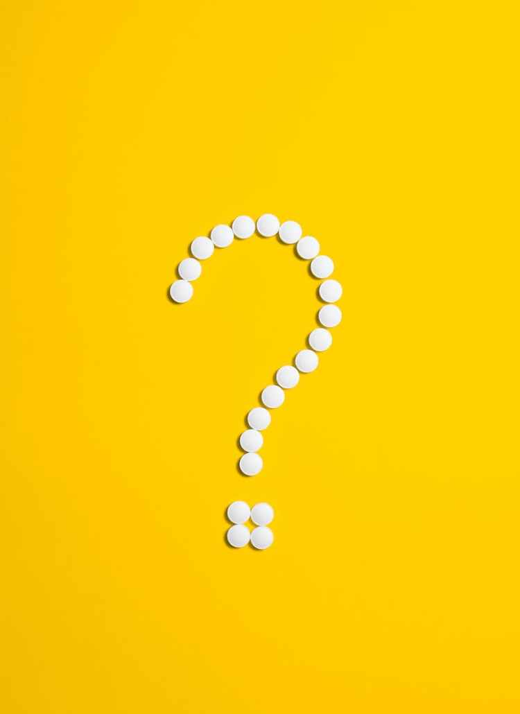 question mark on yellow background