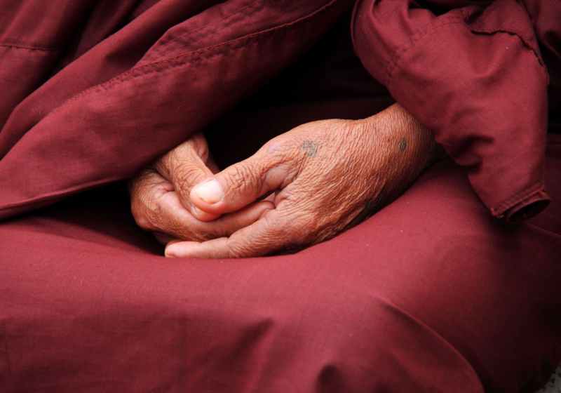 aged ancient asian buddhism