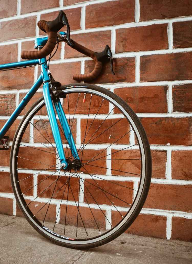 blue road bike