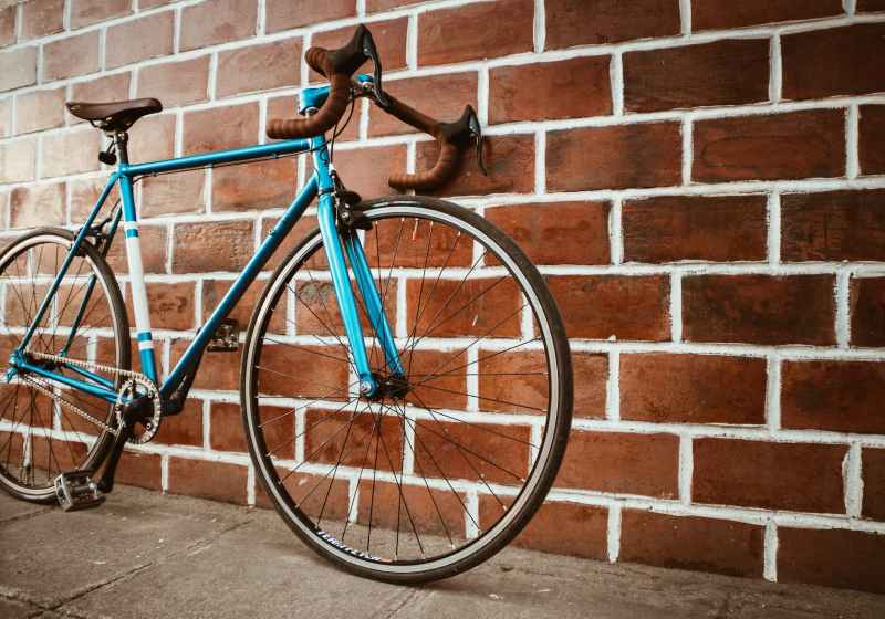 blue road bike