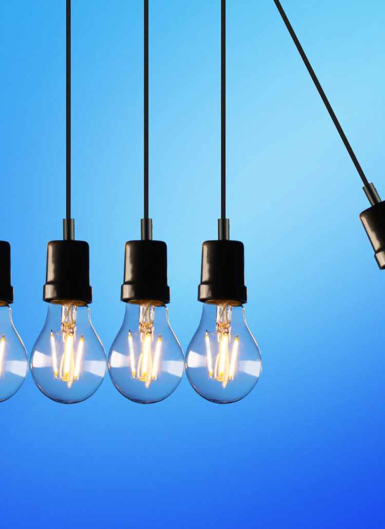 five bulb lights