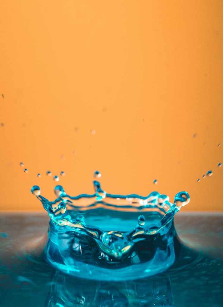 blue liquid illustration