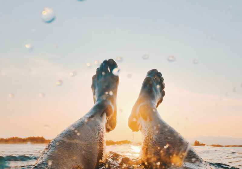 person s feet